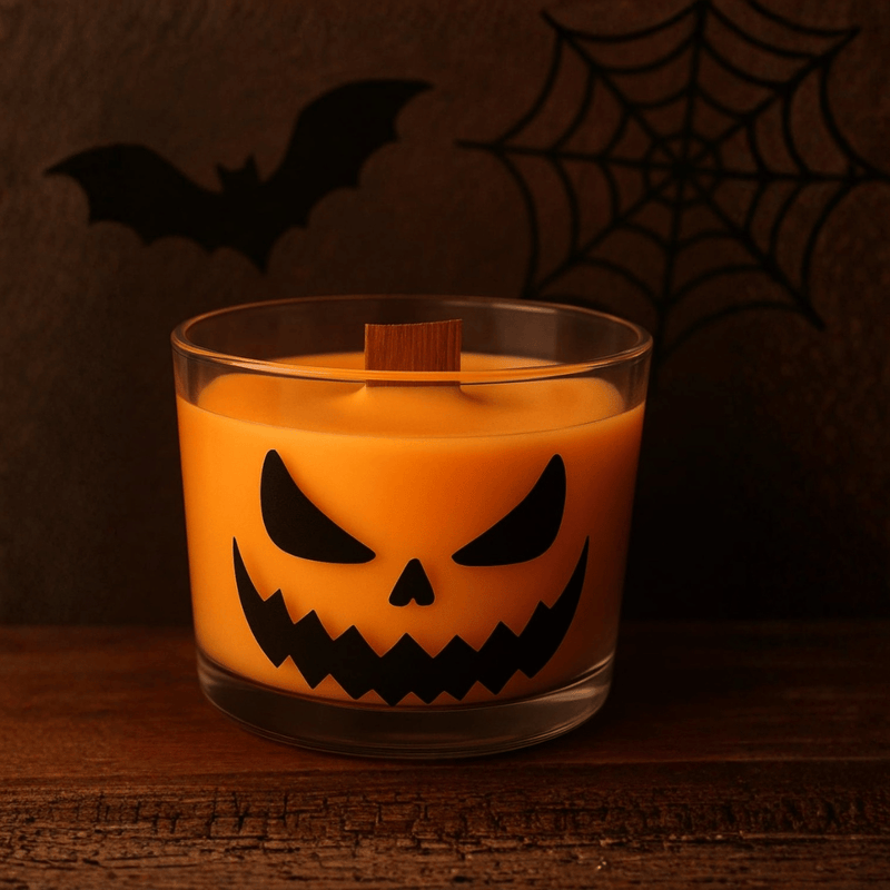 Vela Aromática Perfumada Halloween Abóbora 120g